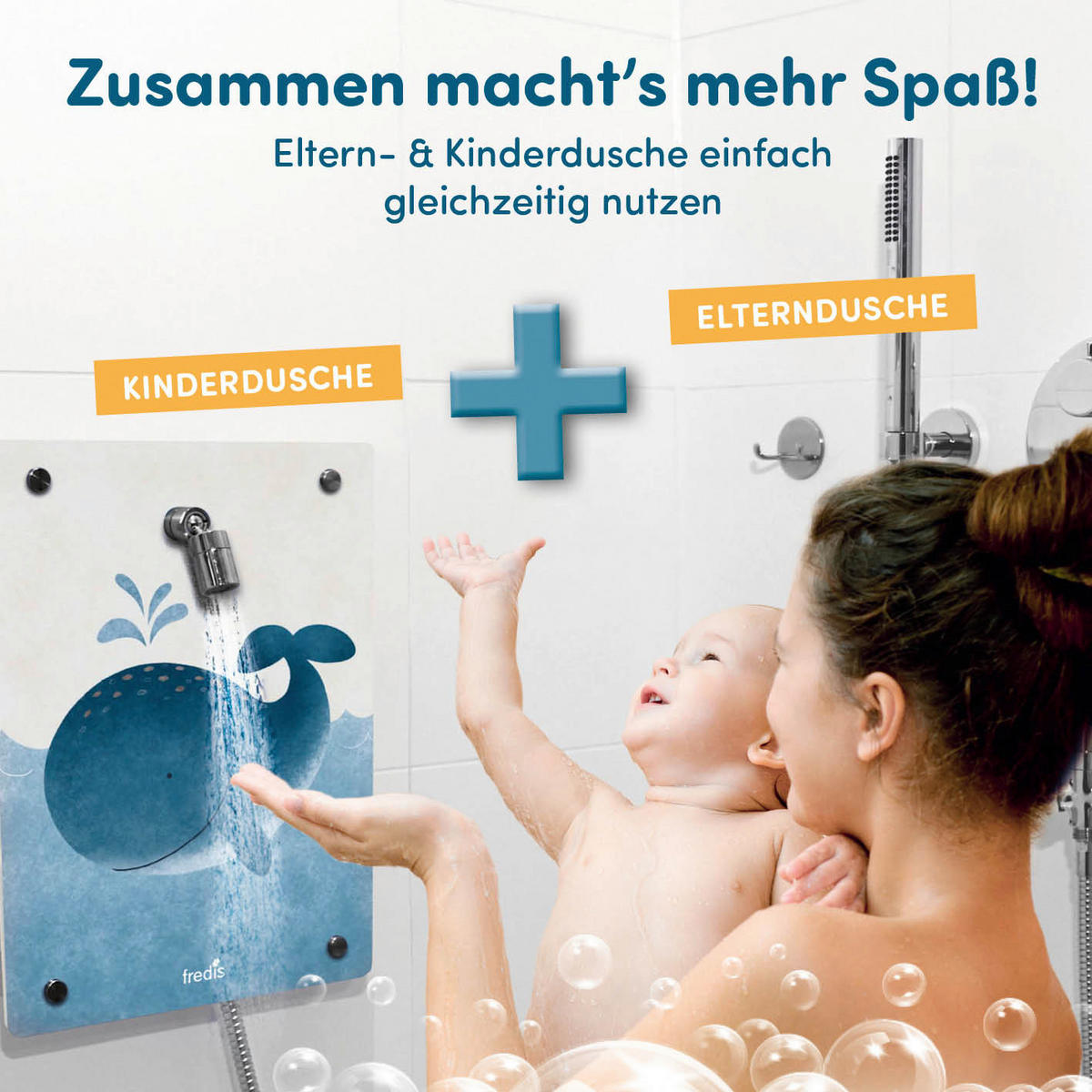 Kinderdusche weiß Kinderdusche_Wal_fredis - blau/weiß (30,00/10,00/40,00cm) - fredis