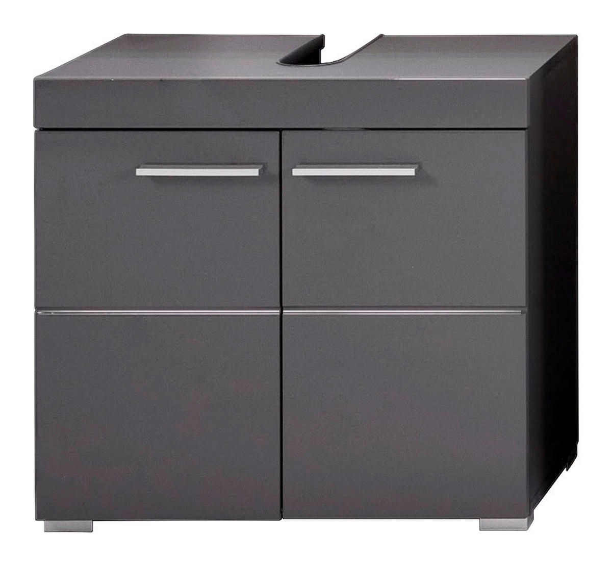 Waschbeckenunterschrank Amanda B/H/T: ca. 60x56x34 cm Amanda - grau (60,00/56,00/34,00cm)