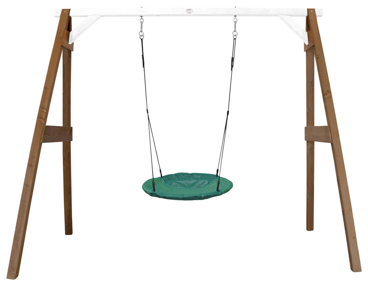 AXI Nestschaukel Summer braun B/H/L: ca. 254x207x160 cm Summer - braun/weiß (160,00/254,00/207,00cm) - AXI
