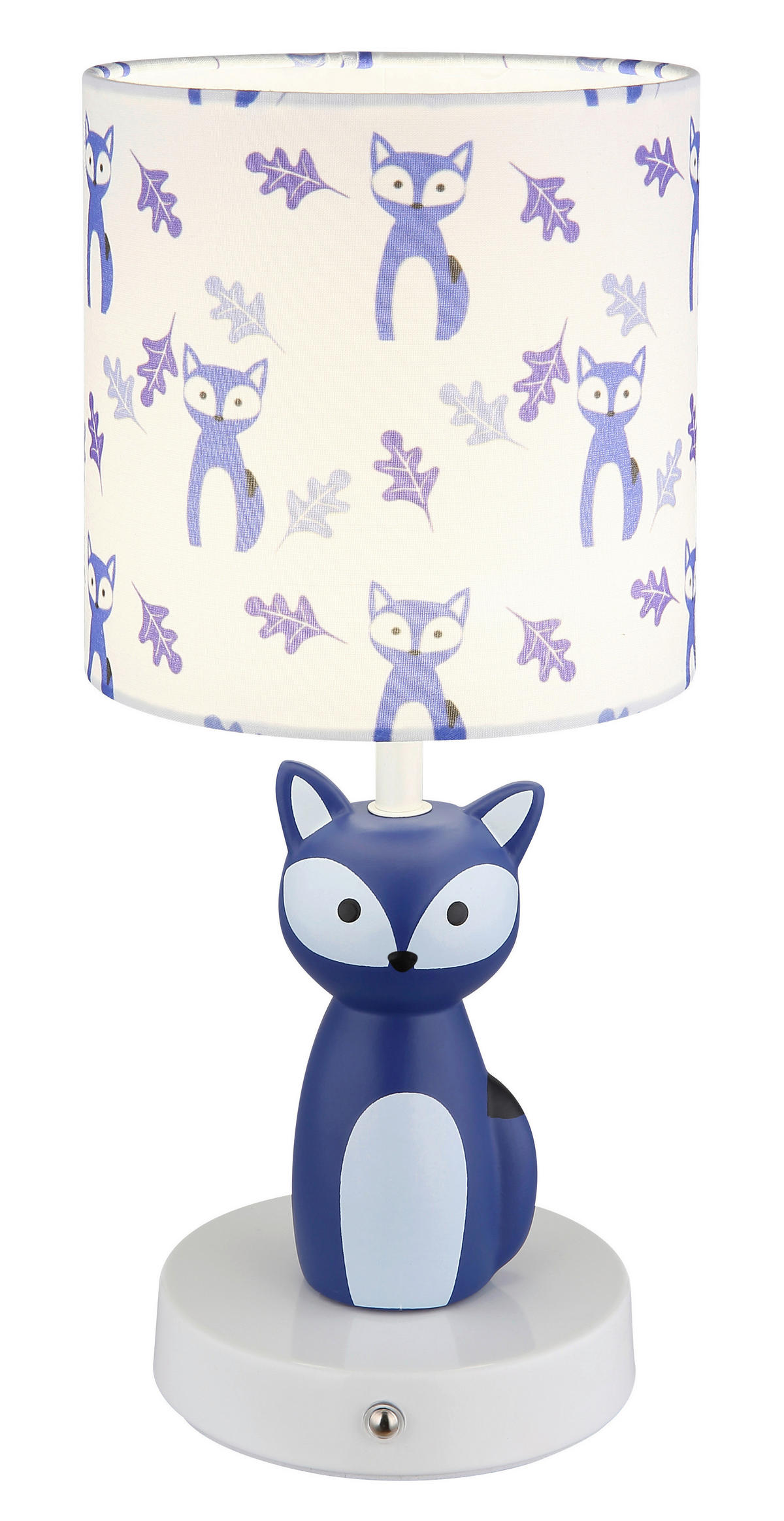 GLOBO Tischleuchte FOXY - blau/weiß (15,00/33,50cm) - GLOBO