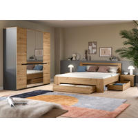 Schlafzimmer CANU, Set basaltgrau Artisan Nachbildung CANU, Set - basaltgrau - xonox.home