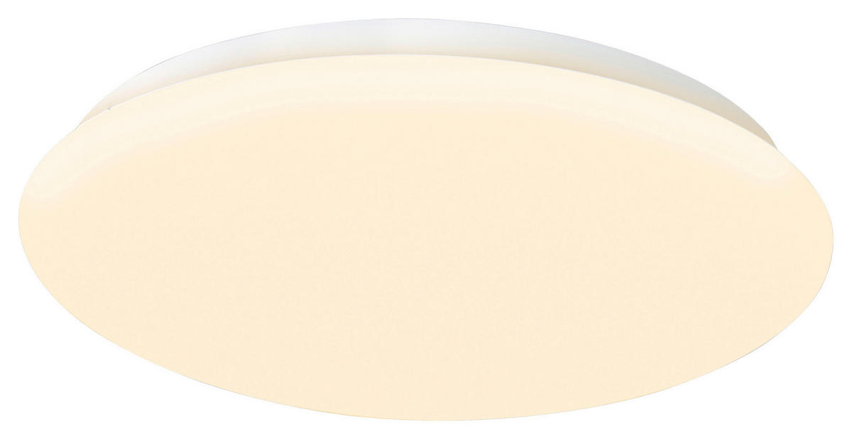 Näve Leuchten LED-Deckenleuchte weiß Kunststoff Metall B/H/T/D: ca. 28x6,5x28x28 cm MESA - weiß (28,00/6,50/28,00cm) - Näve Leuchten