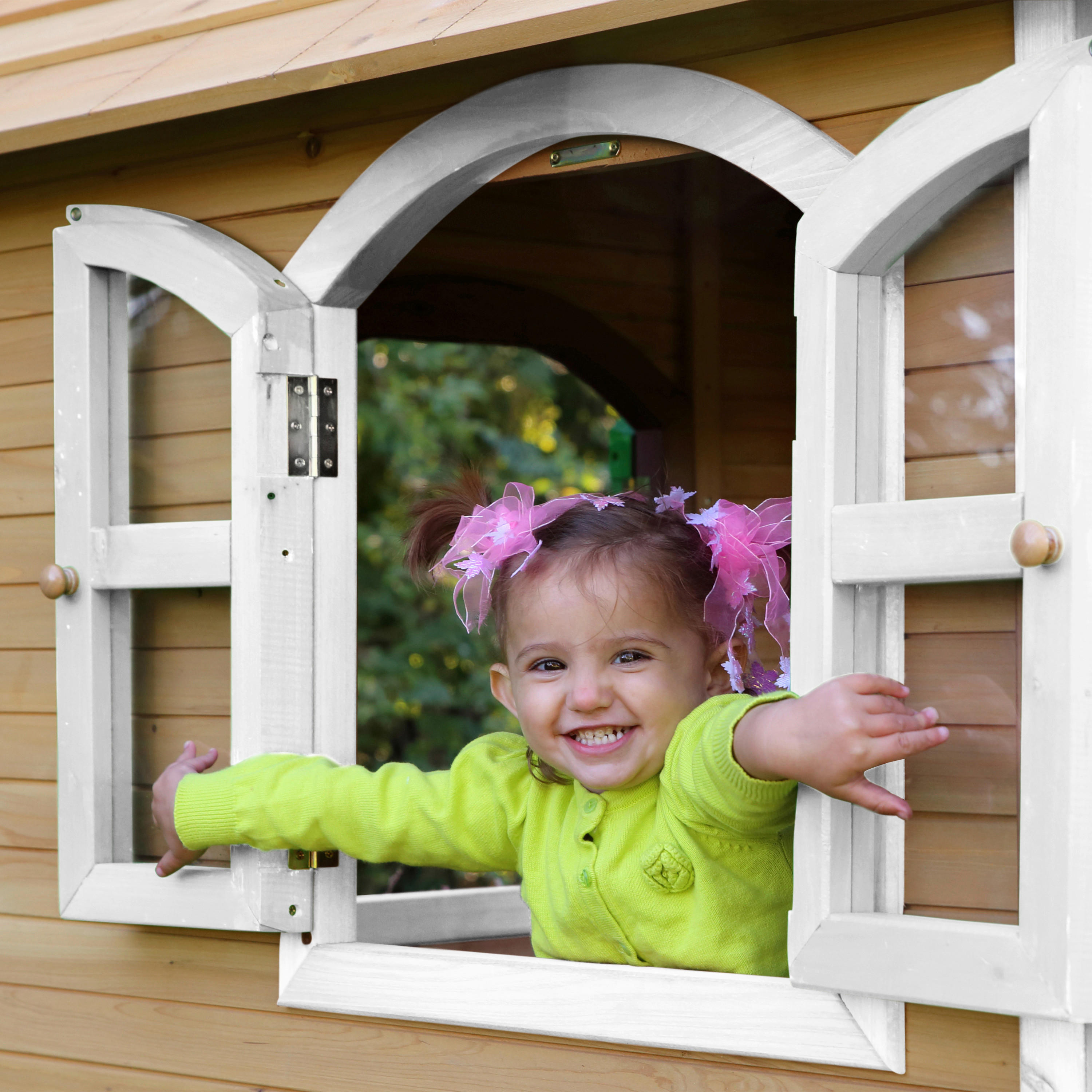 AXI Spielhaus Tom braun B/H/L: ca. 287x2...