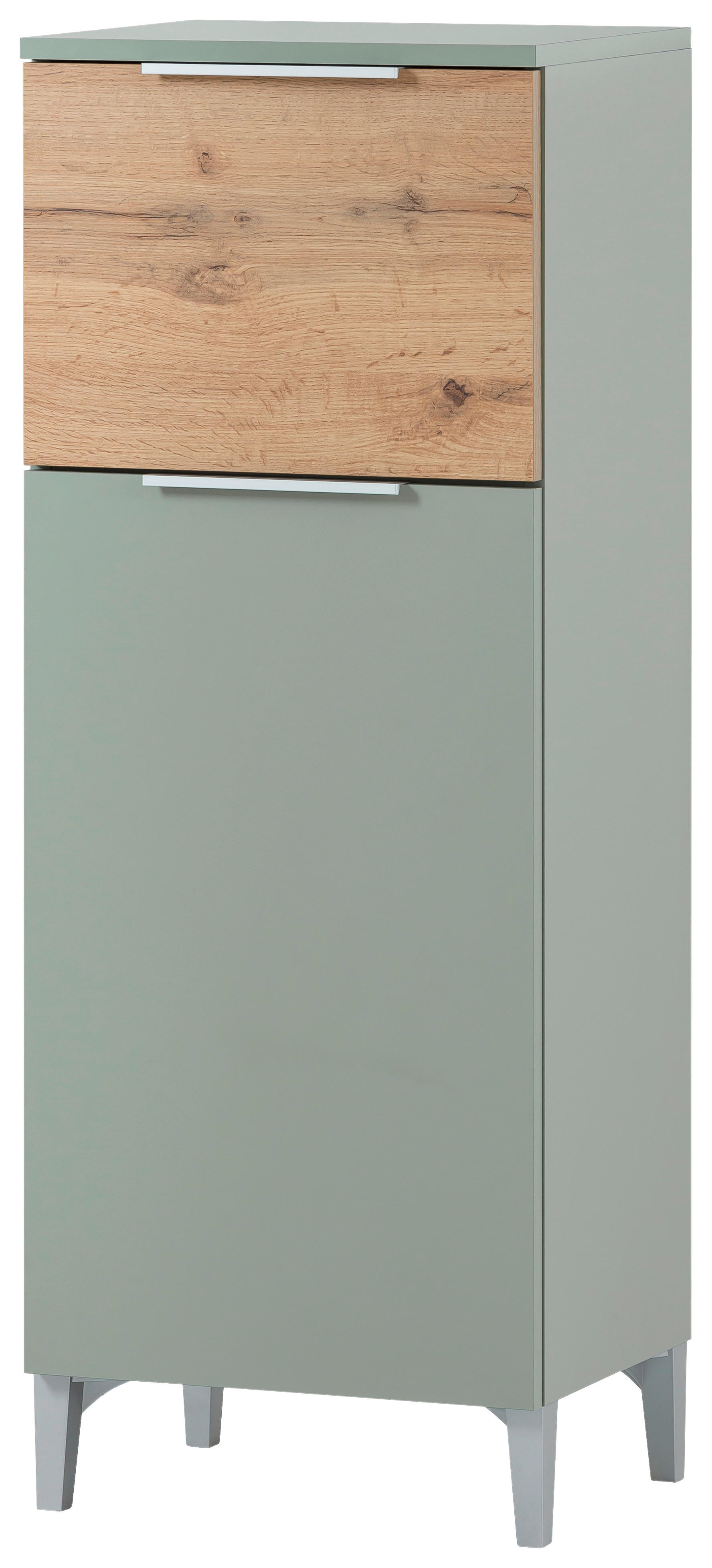 Midischrank Smilla Pistazie Eiche Landhaus Nachbildung B/H/T: ca. 40,3x109,6x31,9 cm Smilla - Eiche/Pistazie (40,30/109,60/31,90cm) - Möbelpartner