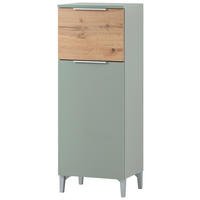 Midischrank Smilla Pistazie Eiche Landhaus Nachbildung B/H/T: ca. 40,3x109,6x31,9 cm Smilla - Eiche/Pistazie (40,30/109,60/31,90cm) - Möbelpartner