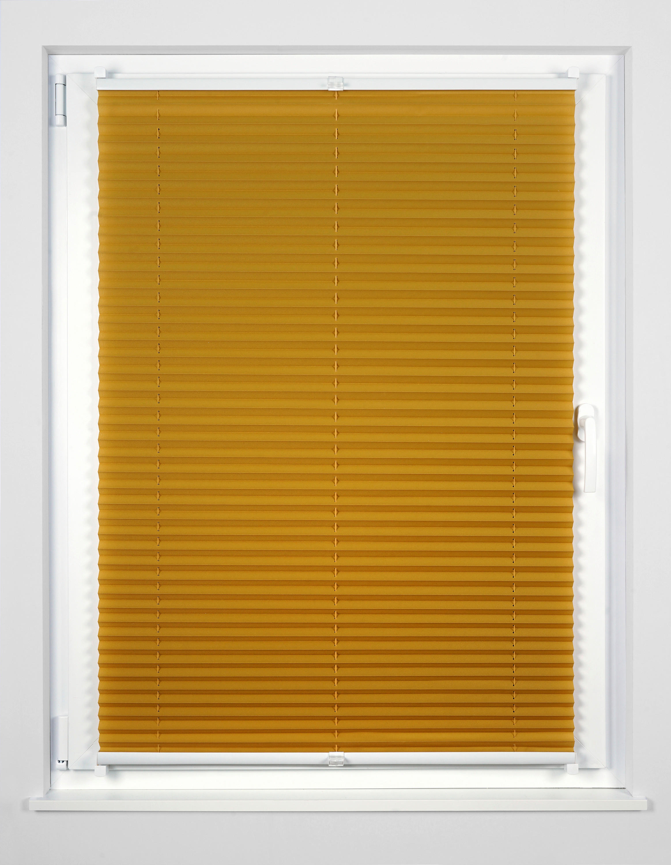 Hochwertiges Klemmplissee gold B/L: ca. 50x130 cm günstig online kaufen