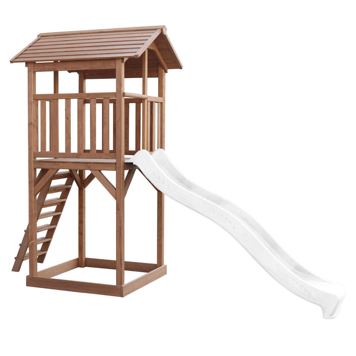 AXI Spielturm Beach Tower braun B/H/L: ca. 111x242x349 cm Beach Tower - braun/weiß (349,00/111,00/242,00cm) - AXI