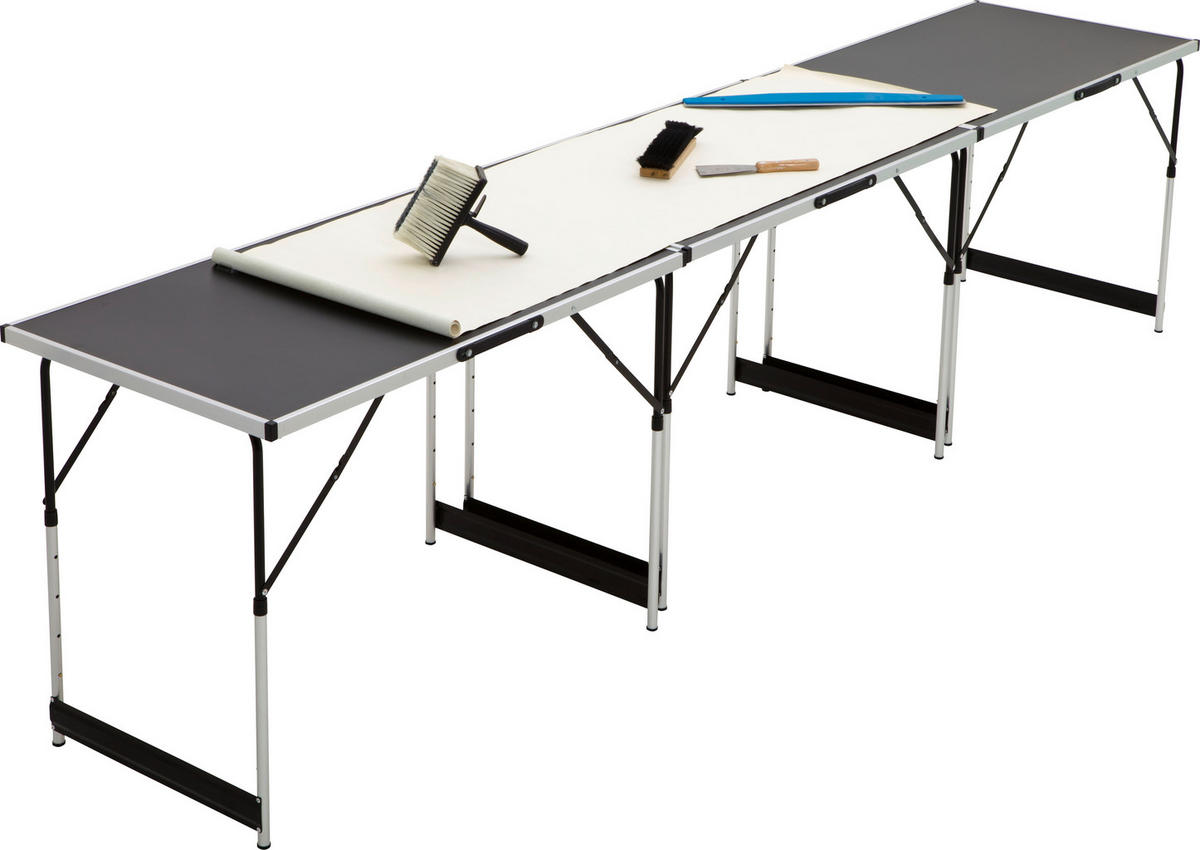 Alu-Multi-Funktionstisch B/T: ca. 300x60 cm 3 tlg. Multi-Funktionstisch_3tlg.Alu - (300,00/60,00cm)