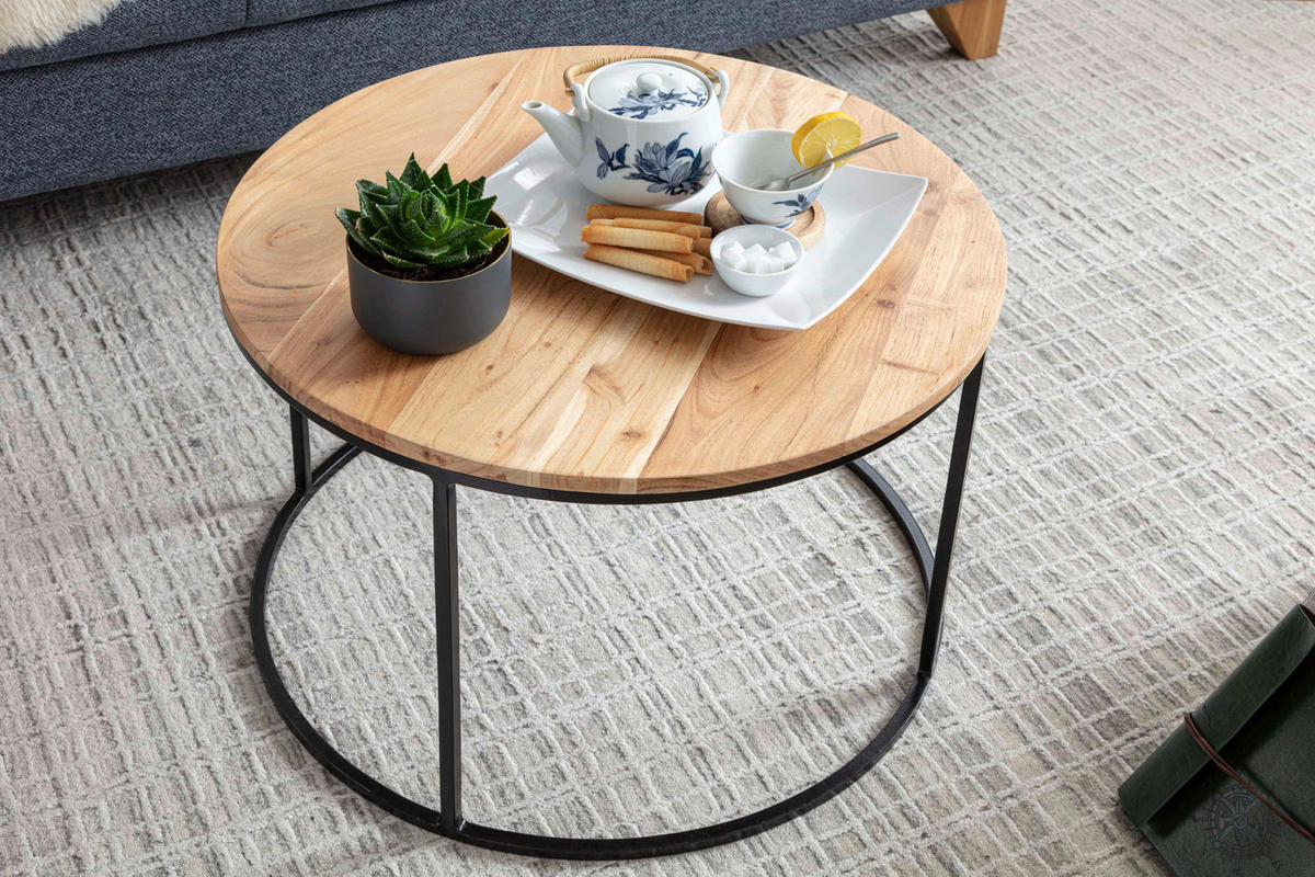Couchtisch braun B/H/T: ca. 60x43x60 cm Couchtisch - braun (60,00/43,00/60,00cm) - Wohnling