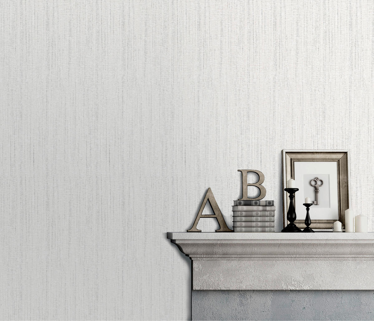 Vinyltapete Struktur hellgrau B/L: ca. 53x1005 cm Vinyltapete_A47900 - hellgrau (53,00/1005,00cm)