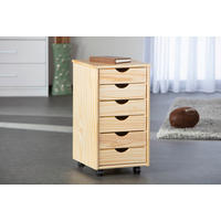 Rollcontainer Nils natur B/H/T: ca. 35x65x40 cm Nils - natur (35,00/65,00/40,00cm) - Inter Link