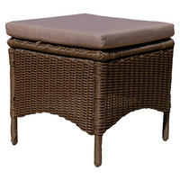 Grasekamp Gartenhocker Lanzarote braun B/H/L: ca. 50x46x50 cm Lanzarote - braun (50,00/50,00/46,00cm) - Grasekamp