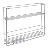 Metaltex Gewürzregal In & Out silber Metall B/H/T: ca. 28x22x6 cm In & Out - silber (28,00/22,00/6,00cm) - Metaltex