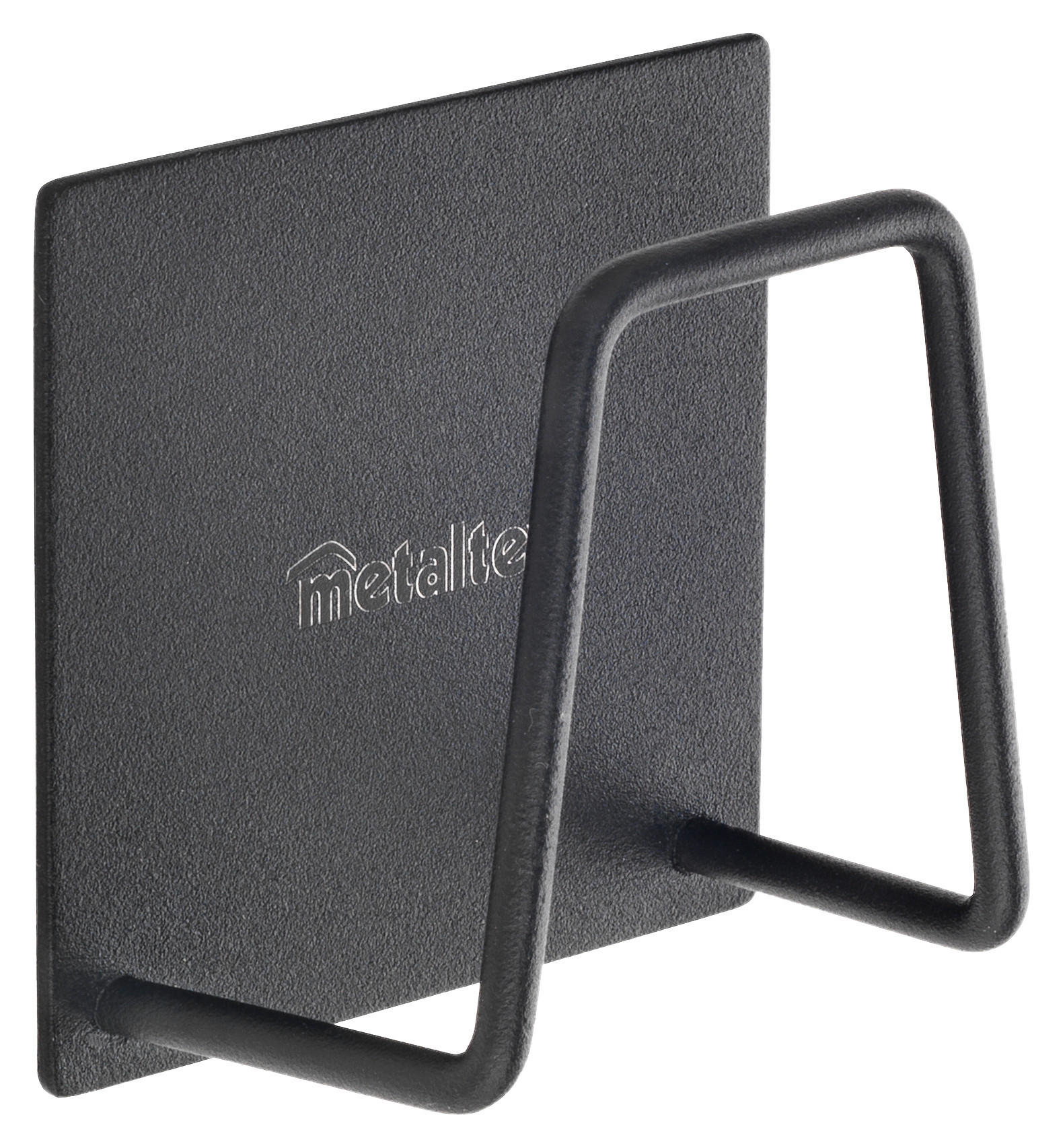Metaltex Haushaltshelfer schwarz Stahl B/H/L: ca. 8,5x17x3,3 cm Schwammhalterung - schwarz (3,30/8,50/17,00cm) - Metaltex