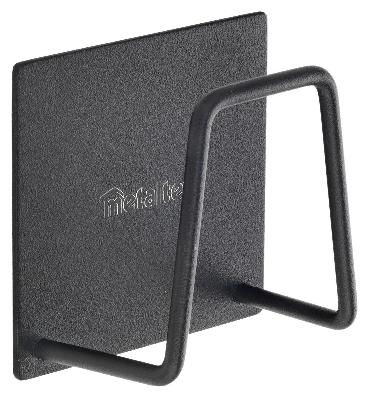 Metaltex Haushaltshelfer schwarz Stahl B/H/L: ca. 8,5x17x3,3 cm Schwammhalterung - schwarz (3,30/8,50/17,00cm) - Metaltex