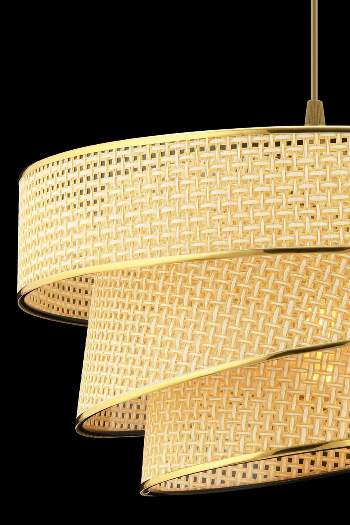 Opviq Pendelleuchte kamel Metall Baumwolle B/H/L: ca. 40x72x40 cm E27 1 Brennstellen Couper Hazeran - kamel (40,00/40,00/72,00cm) - Opviq