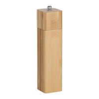 Zeller Salz-/Pfefferstreuer natur Bambus H: ca. 22 cm Salz-/Pfeffermühle - natur (22,00cm) - Zeller