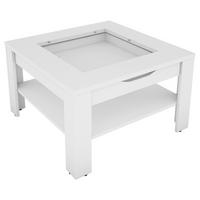 Couchtisch RALPH weiß B/H/T: ca. 67x43x67 cm RALPH - weiß (67,00/43,00/67,00cm) - byLIVING