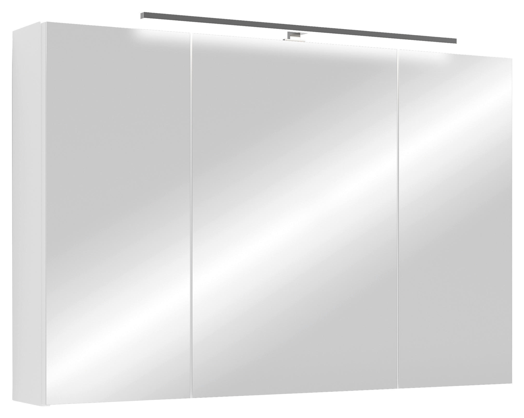 Spiegelschrank SPREE weiß B/H/T: ca. 90x60x20 cm SPREE - weiß (90,00/60,00/20,00cm) - byLIVING
