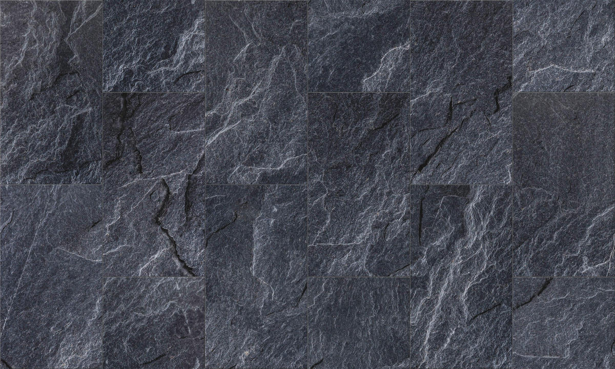 Vinylboden anthrazit Stein B: ca. 400 cm pro m² CV-Belag_Moonlight 400cm Ölschiefer - anthrazit (400,00cm)