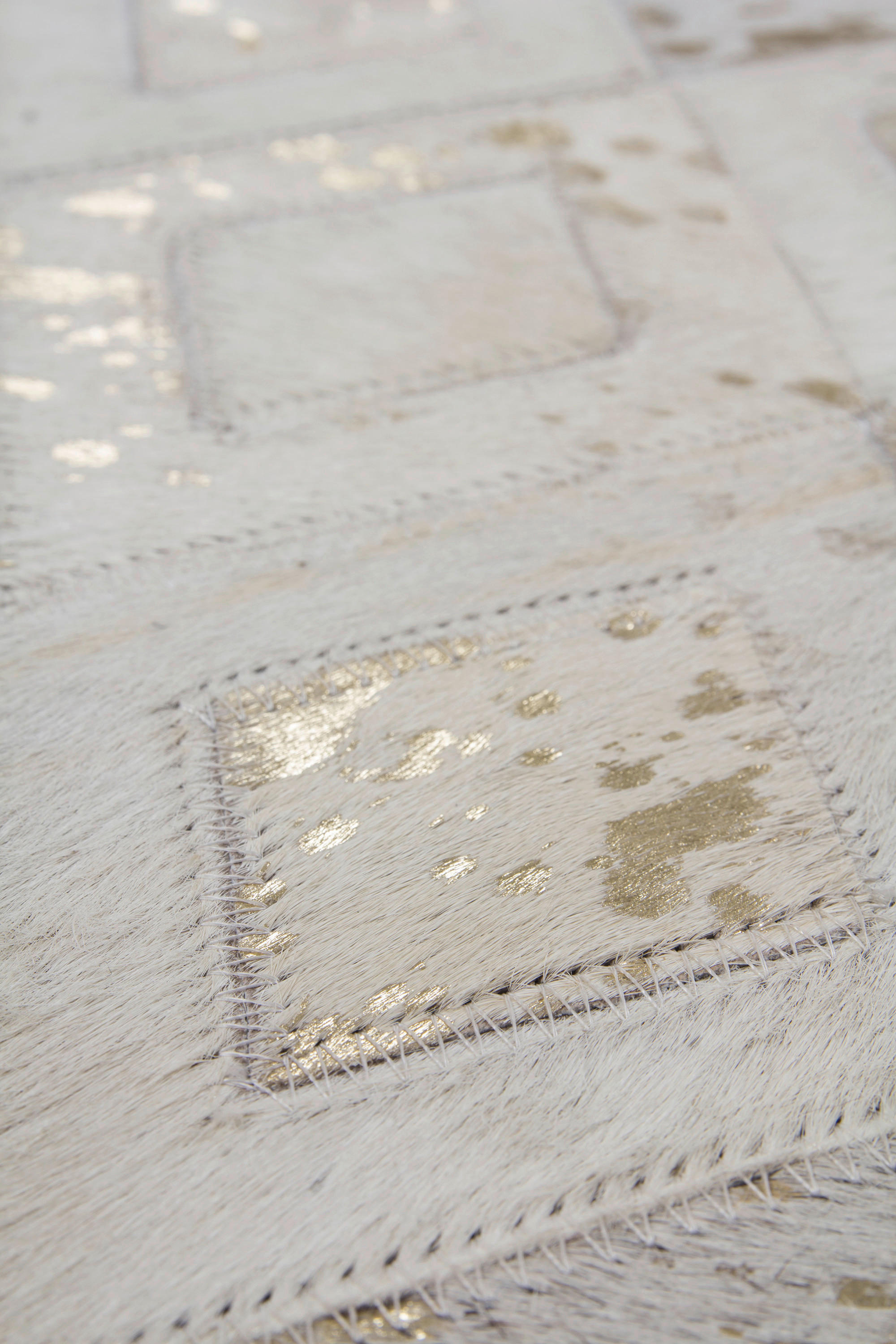 360Living Teppich Dazzle elfenbein B/L: ca. 80x150 cm Dazzle - gold/elfenbein (80,00/150,00cm) - 360Living