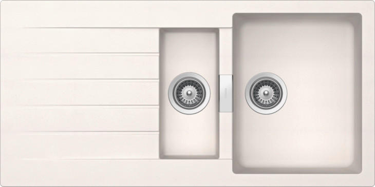 SCHOCK Einbauspüle Signus D-150 Cristadur B/H/T: ca. 100x20x50 cm Signus D-150 - (100,00/20,00/50,00cm) - SCHOCK