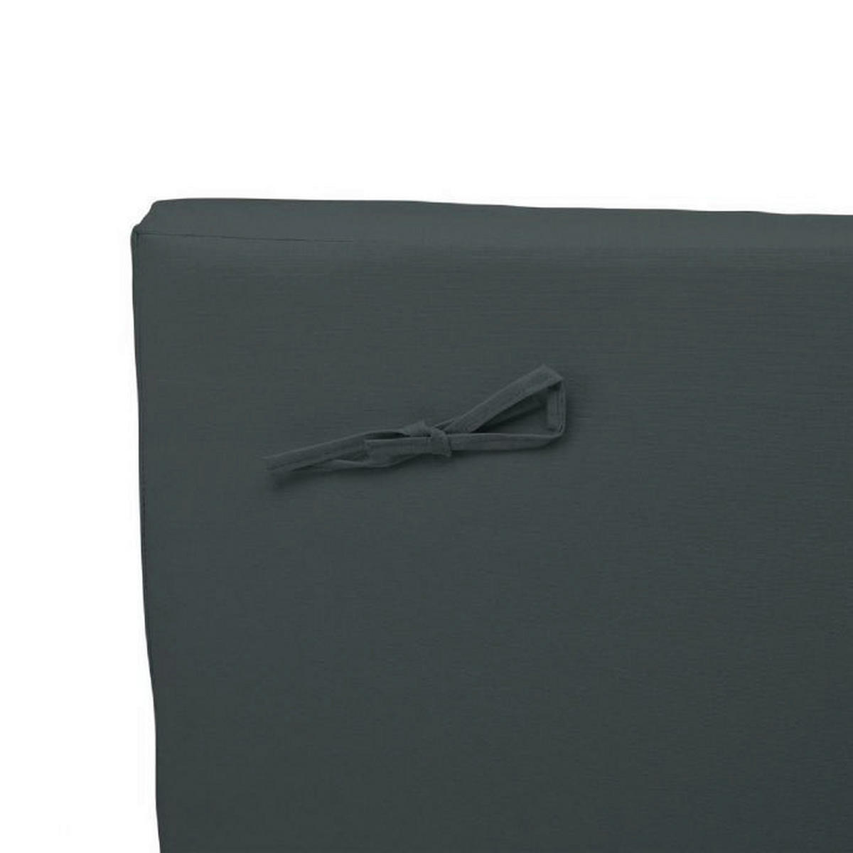 VCM Liegenauflage 2er Set anthrazit Polyester B/L: ca. 58x188 cm 2er Set - anthrazit (58,00/188,00cm) - VCM