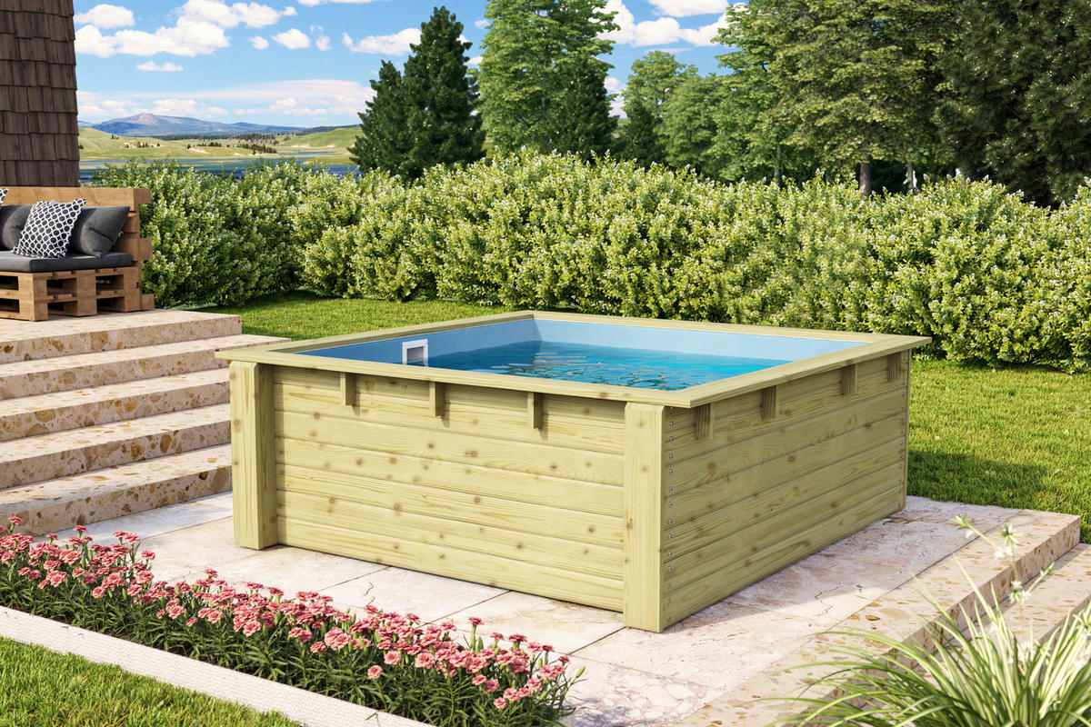 Karibu Pool Skipper B/H/T: ca. 220x78x220 cm Skipper - (220,00/78,00/220,00cm) - Karibu