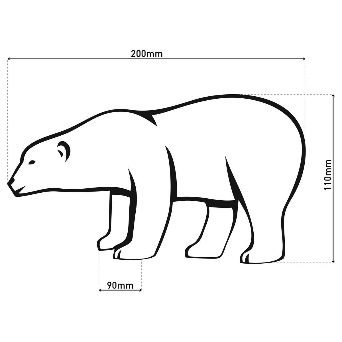 Näve Leuchten LED-Dekoartikel LED-Eisbär - weiß (9,00/11,00/20,00cm) - Näve Leuchten