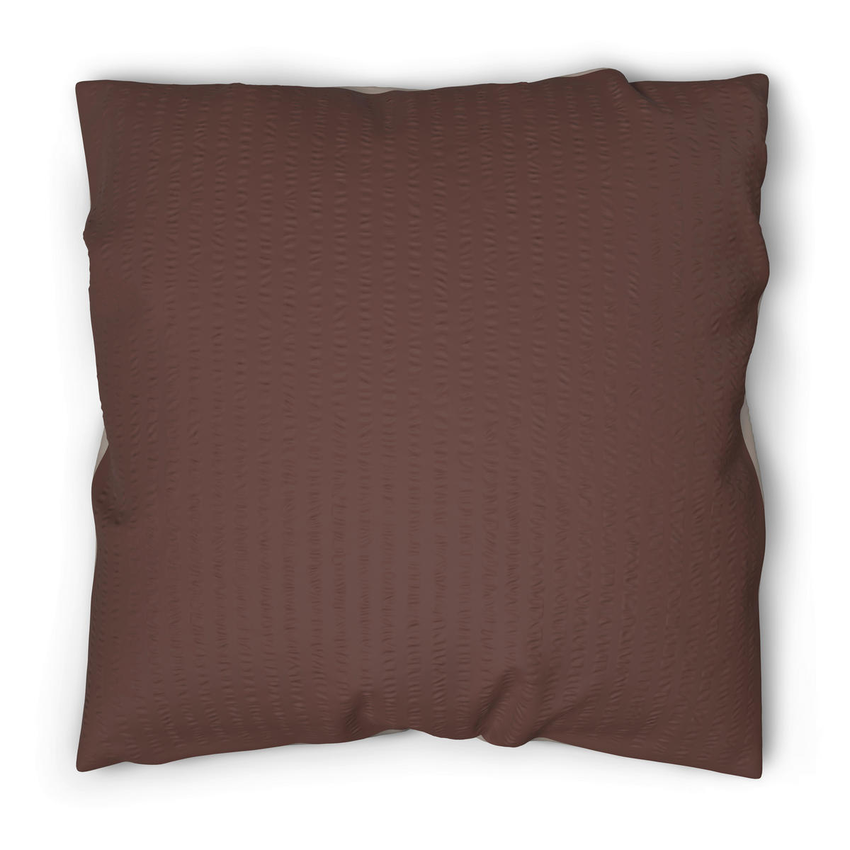 Microfaser Wende Bettwäsche Seersucker Wendebettwäsche_Seersucker br/tau - braun/taupe (135,00/200,00cm)