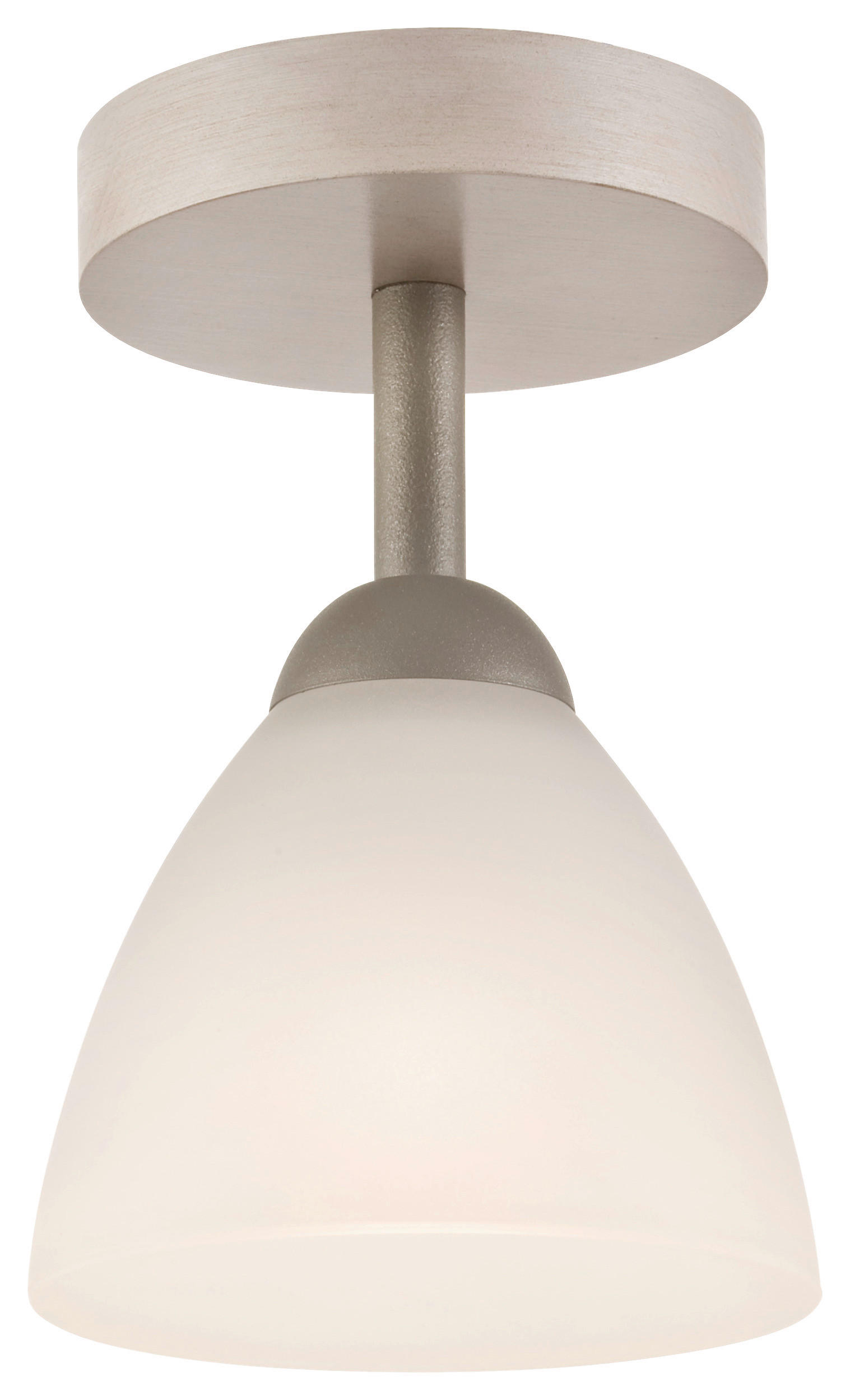 Lamkur Deckenleuchte weiß buche Holz Stahl Glas B/H/L: ca. 20x14x30 cm 1 Brennstellen Adriano - weiß/buche (30,00/20,00/14,00cm) - Lamkur