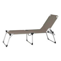 Gardamo Gartenliege ALU-XXL taupe Aluminium ALU-XXL - taupe - Gardamo