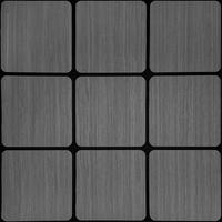 Wandpaneel grau B/H: ca. 64x64 cm Wandpaneel_neutral_Furnier_Quadrat - grau (64,00/64,00cm)