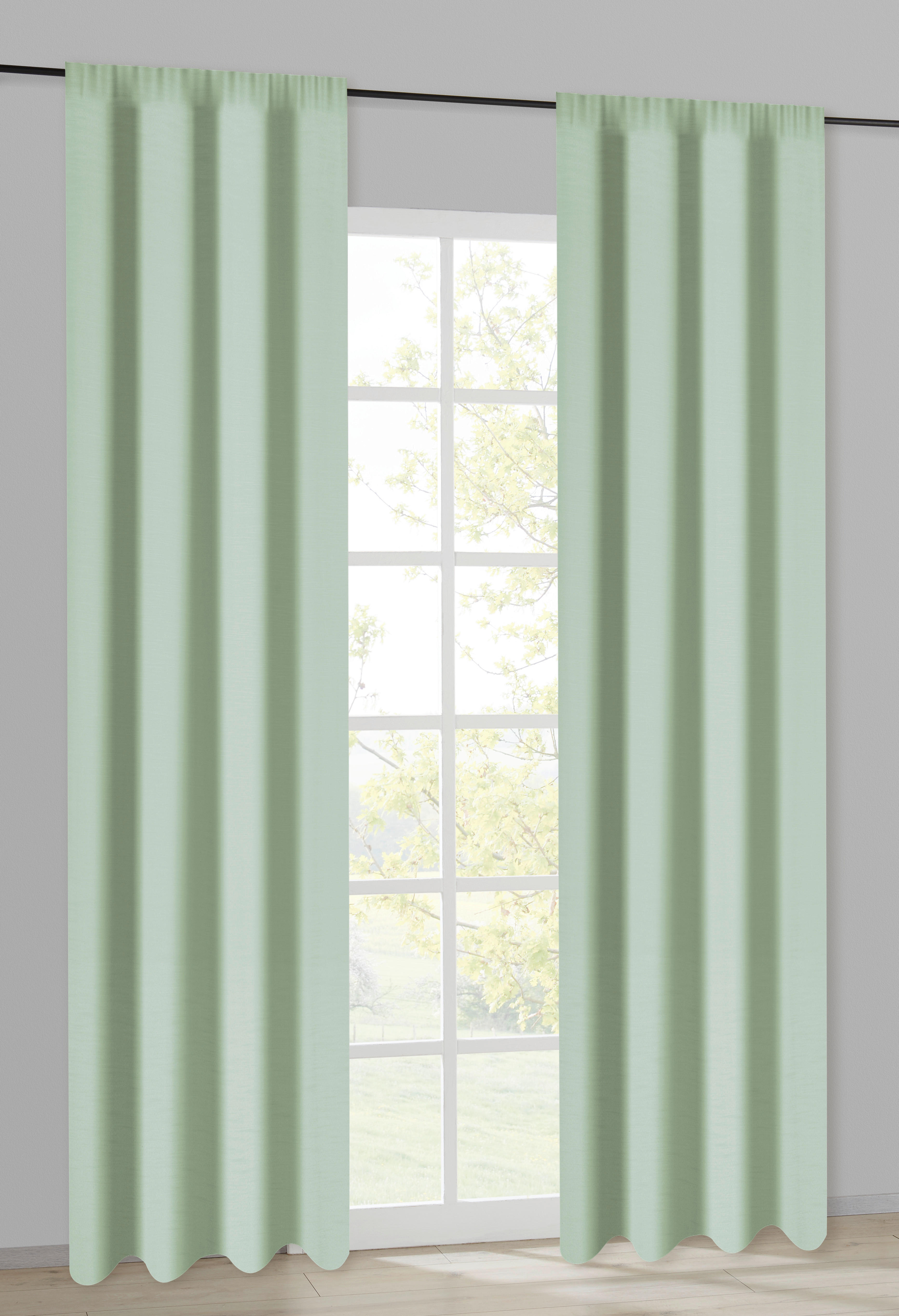 Kombivorhang Jule salbei B/L: ca. 140x245 cm Jule - salbei (140,00/245,00cm)