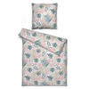 Seersucker Bettwäsche Bettwäsche_Micro-Seersucker Tropic - hellblau/rosa (135,00/200,00cm)