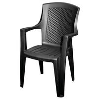 ProGarden Stapelsessel Eden anthrazit Kunststoff B/H/L: ca. 55x91x46 cm Eden - anthrazit (46,00/55,00/91,00cm) - ProGarden