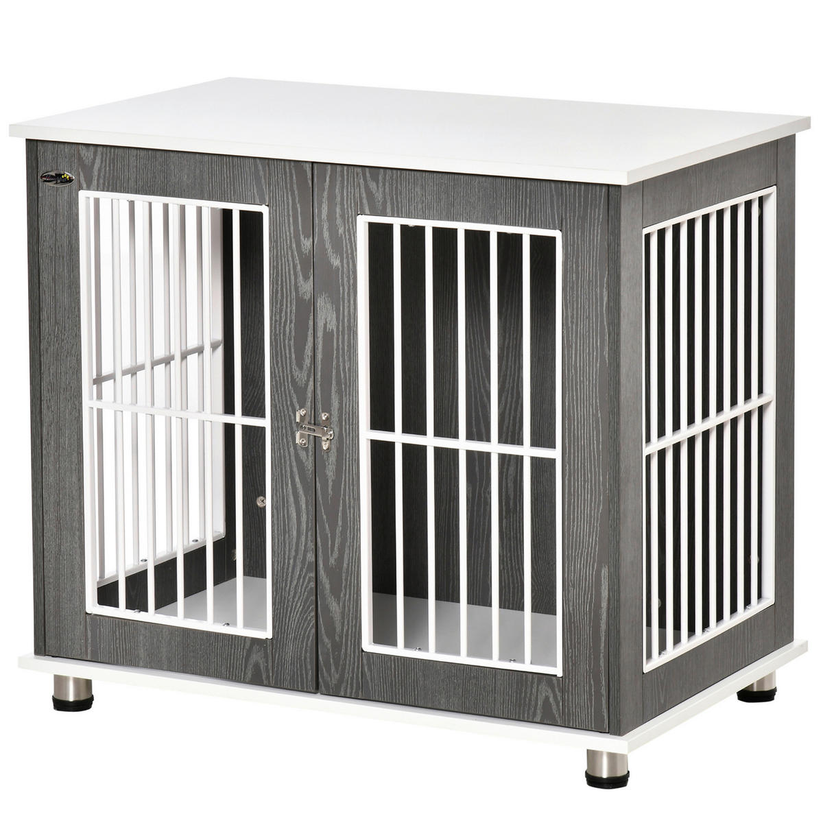 PawHut Hundekäfig Hundekäfig - (85,00/55,00/75,00cm) - PawHut