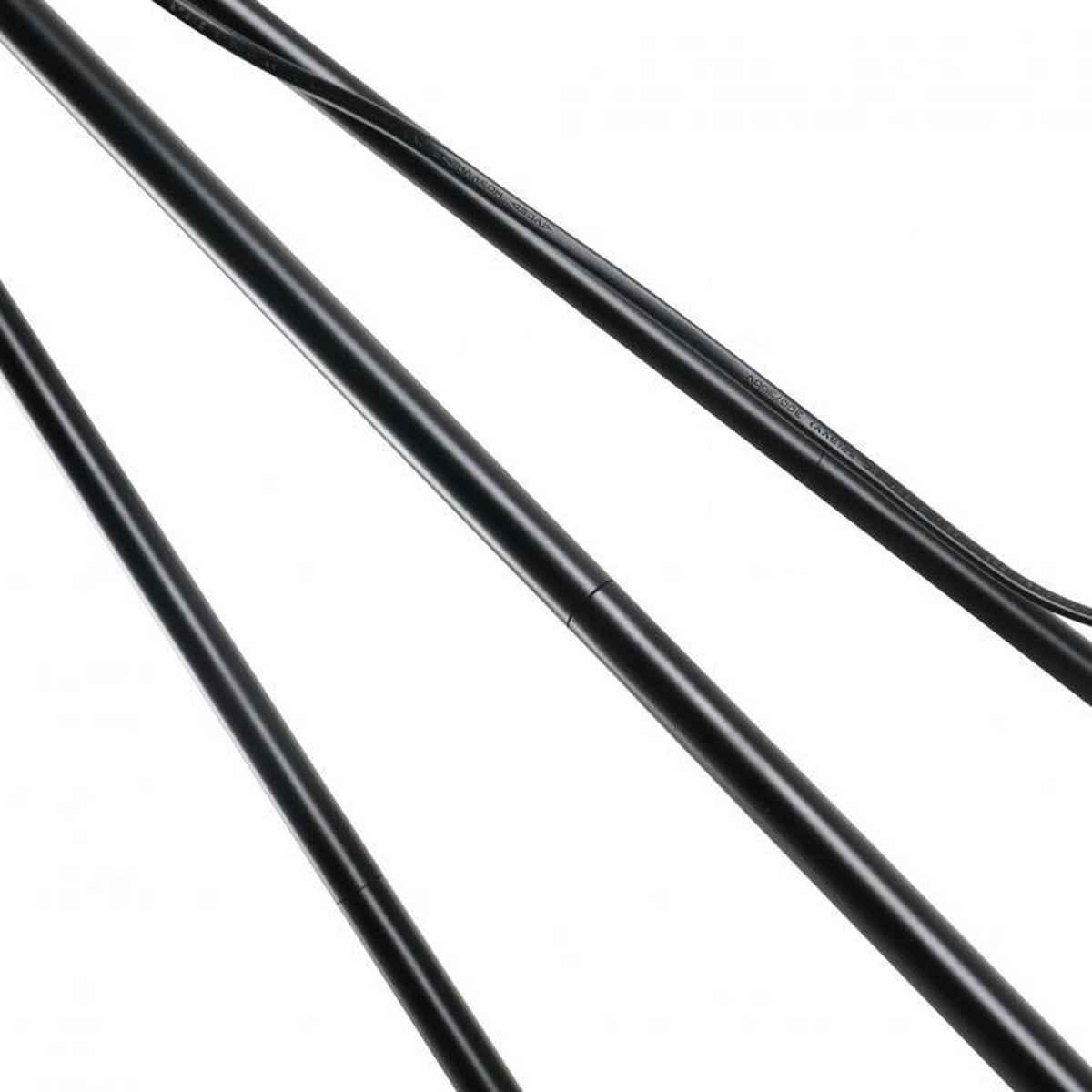HOMCOM Stehleuchte B31-187V90 schwarz weiß Metall Polyester-Mischgewebe Stoff B/H/L: ca. 37x152x37 cm E27 1 Brennstellen Stehleuchte B31-187V90 - weiß/schwarz (37,00/37,00/152,00cm) - HOMCOM