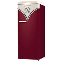 Gorenje VW-Retro-Kühlschrank OBRB615DR rot B/H/L: ca. 59,5x152,5x66,1 cm Kühlschrank_VW-Retro OBRB615DR - rot (66,10/59,50/152,50cm) - Gorenje