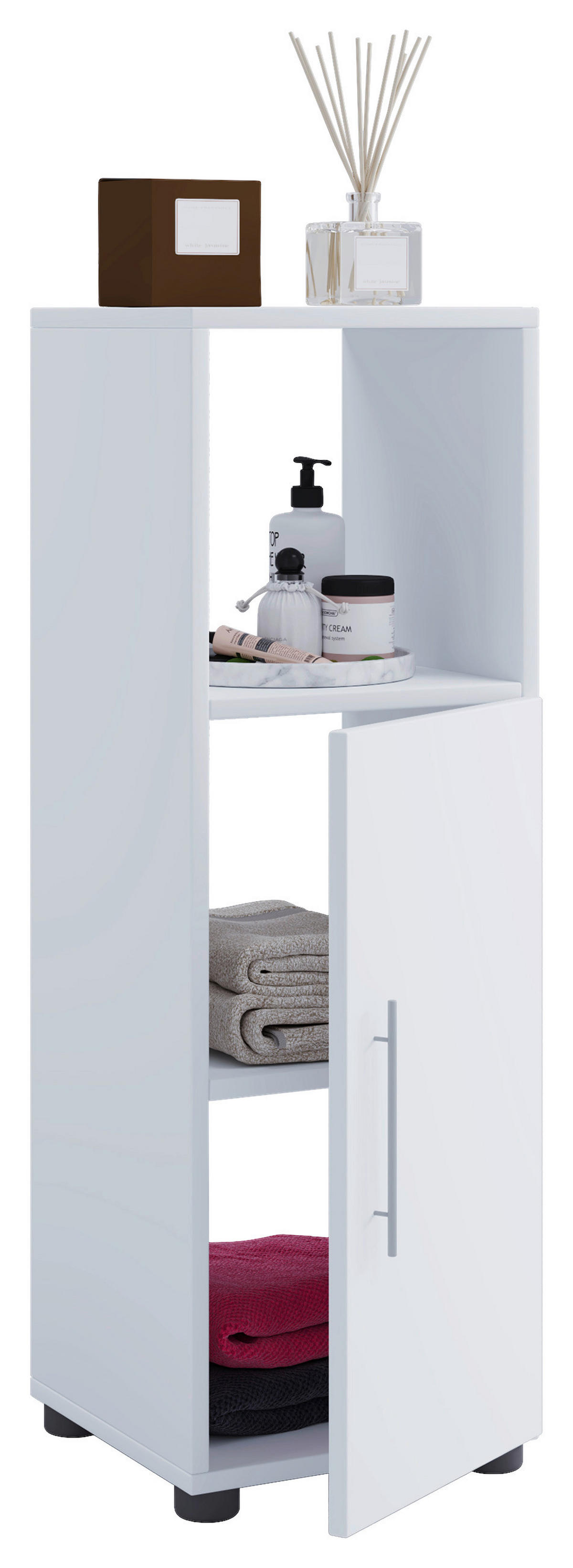 Midischrank Flandu weiß B/H/T: ca. 31x93x32 cm Flandu - weiß (31,00/93,00/32,00cm) - VCM Möbel