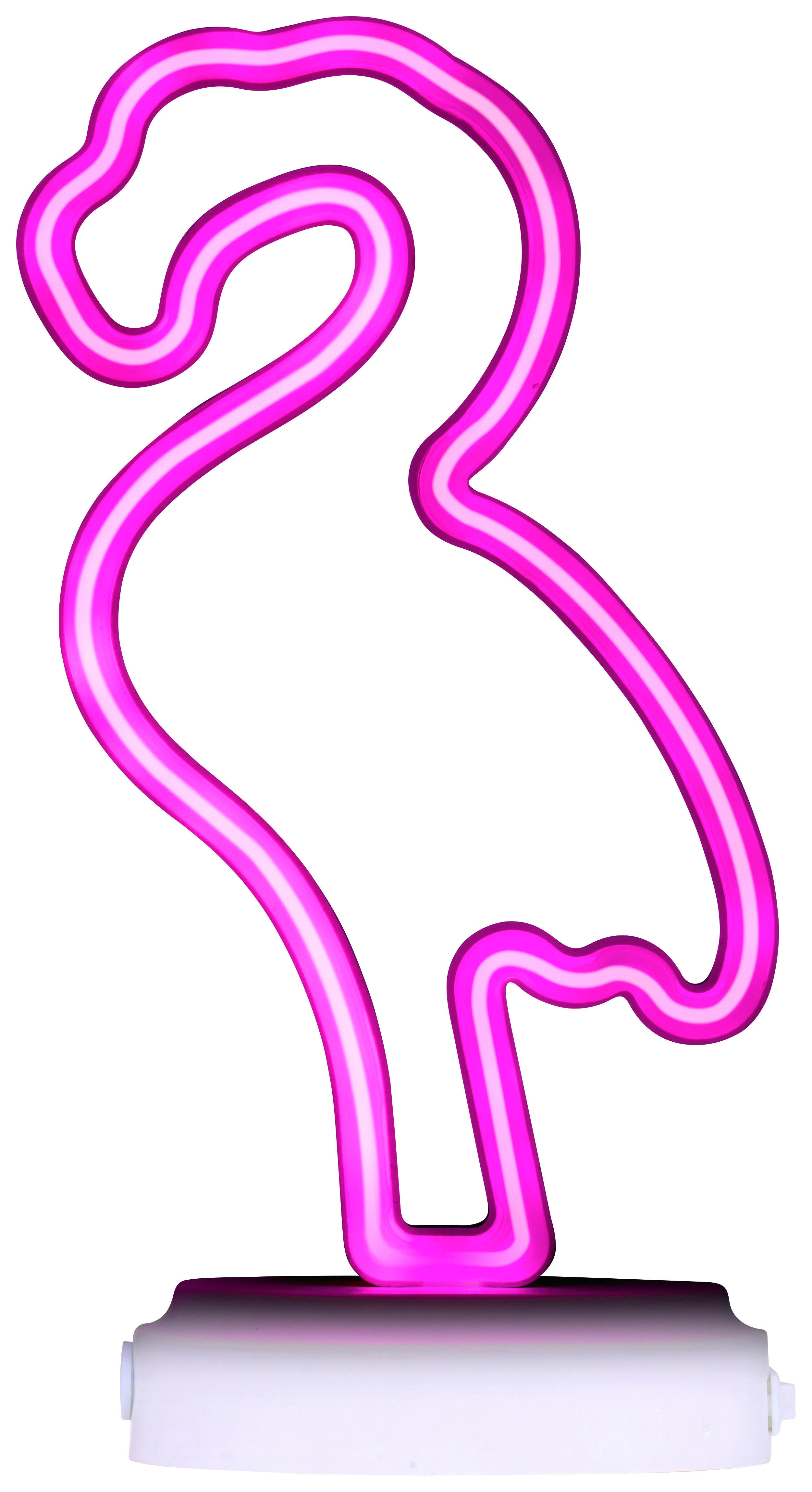 Grundig Neon-Leuchte B/H/L: ca. 11,5x5,6x25,5 cm Neon-Leuchte_Flamingo - (25,50/11,50/5,60cm) - Grundig