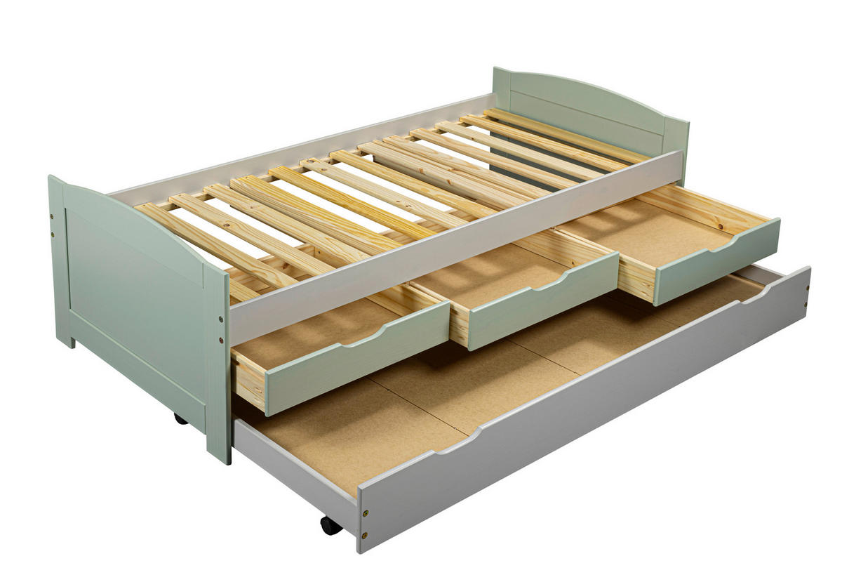 Funktionsbett Prati Bett salbei Prati Bett - salbei (205,00/98,00/63,00cm) - Inter Link