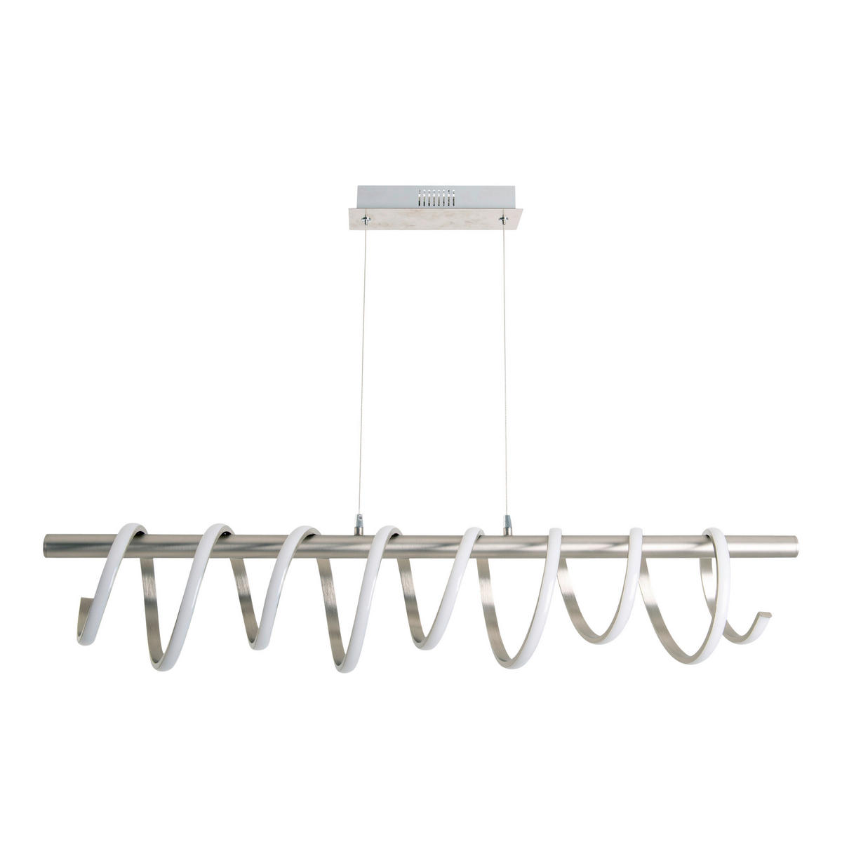 Näve Leuchten Pendelleuchte 7087750 nickel matt Metall B/H/T: ca. 20x150x100 cm null 1 Brennstellen Belleza - nickel matt (20,00/150,00/100,00cm) - Näve Leuchten