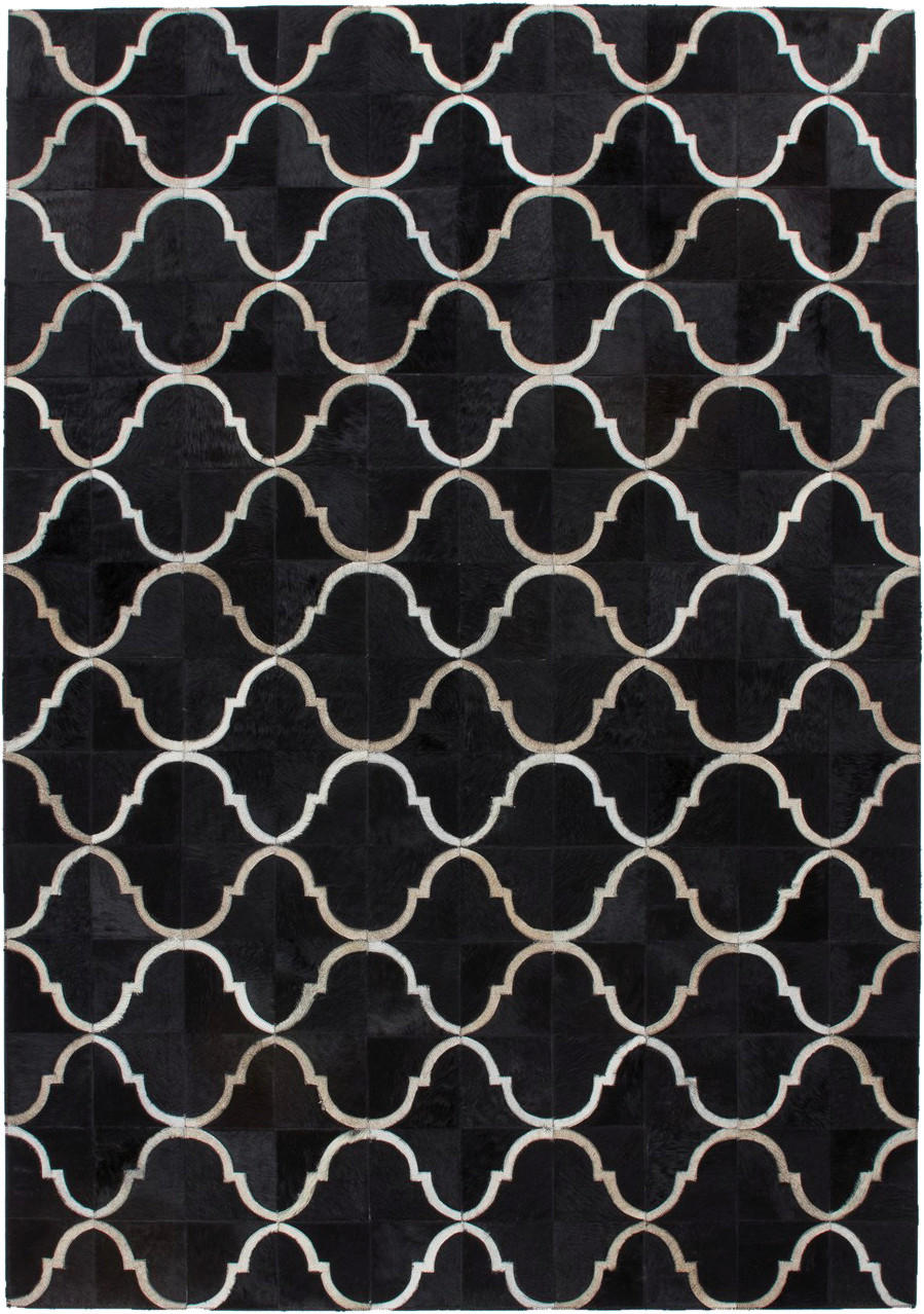 Kayoom Flachflorteppich Lavish 310 schwarz B/H/L: ca. 120x0,8x170 cm Lavish 310 - schwarz (170,00/120,00/0,80cm) - Kayoom