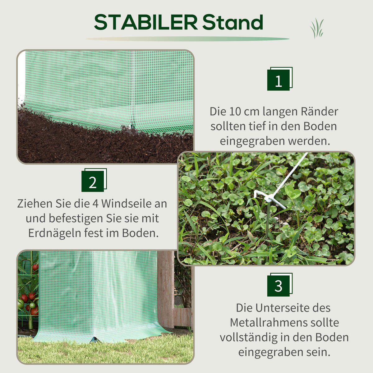 Outsunny Gewächshaus B/H/L: ca. 76x168x200 cm Gewächshaus - grün (200,00/76,00/168,00cm) - Outsunny
