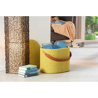 Inter Link Hocker Dilia gelb MDF B/H/T: ca. 42x36x30 cm Dilia - gelb (42,00/36,00/30,00cm) - Inter Link