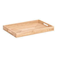 Zeller Serviertablett natur Holz B/H/L: ca. 305x45x457 cm Tablett_Stripes - natur (457,00/305,00/45,00cm) - Zeller