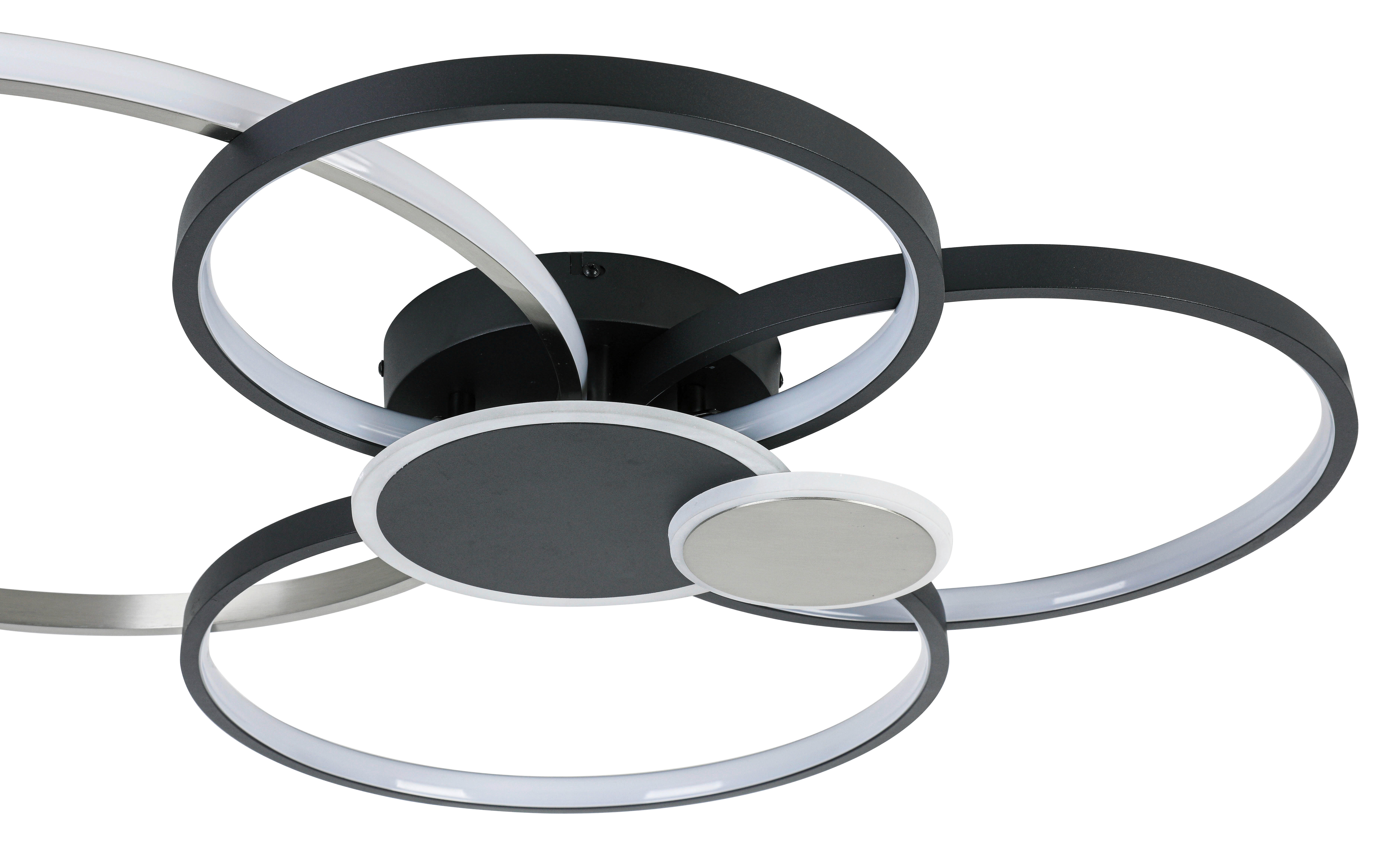 Nolo Lighting LED-Deckenleuchte schwarz Aluminium B/H/L: ca. 64x11x80 cm LED-Deckenleuchte_Big - schwarz (80,00/64,00/11,00cm) - Nolo Lighting