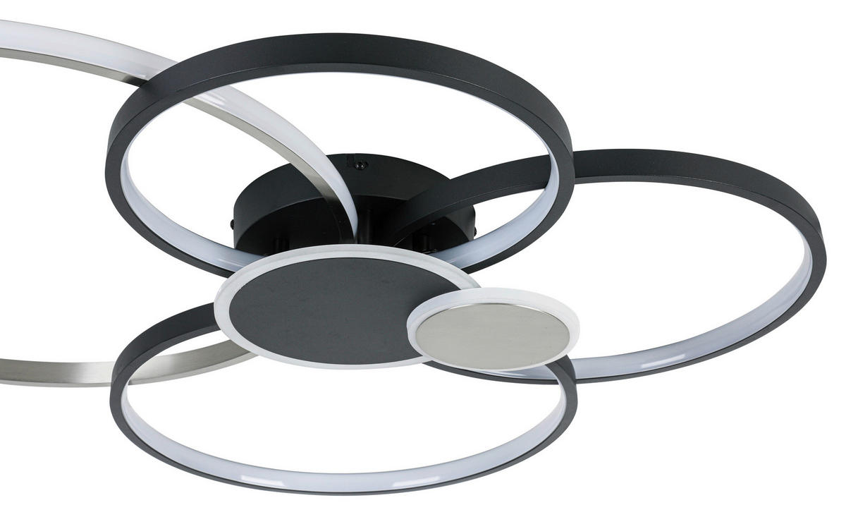 Nolo Lighting LED-Deckenleuchte schwarz Aluminium B/H/L: ca. 64x11x80 cm LED-Deckenleuchte_Big - schwarz (80,00/64,00/11,00cm) - Nolo Lighting