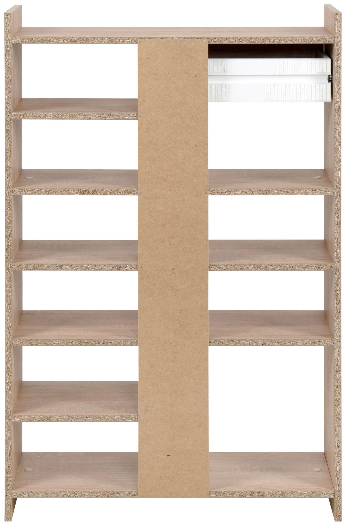 Regal Münster Eiche Sonoma Nachbildung B/H/T: ca. 72x109x25 cm Münster - Eiche (72,00/109,00/25,00cm)